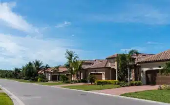 white and brown painted house