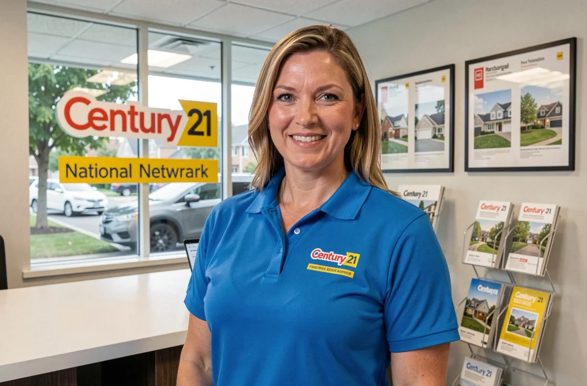 Agente immobilière dans une agence Century 21 Help'Immo, réseau national de syndic de copropriété