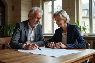 Couple français en rénovation dans un appartement parisien